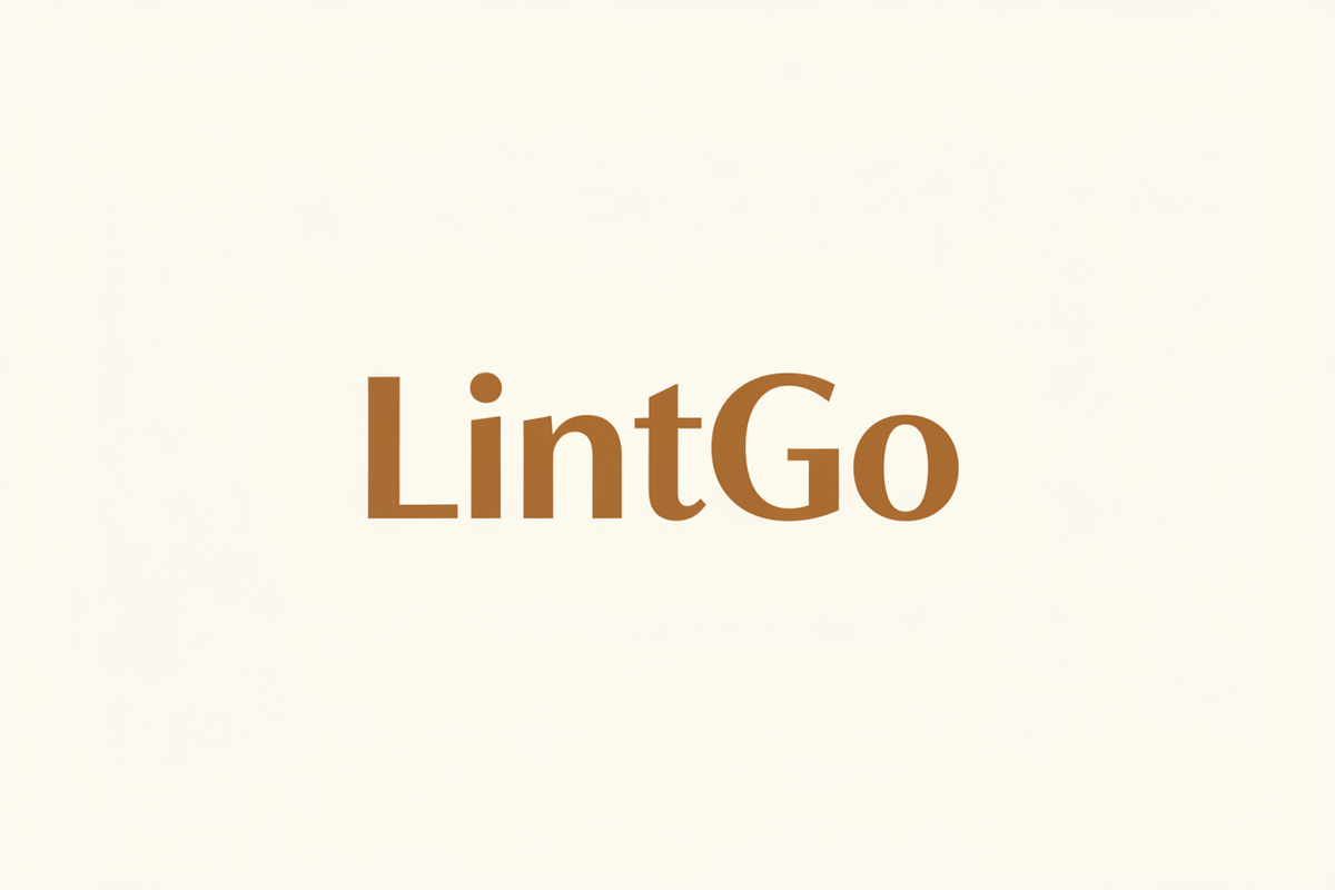 LintGo Wordmark Logo